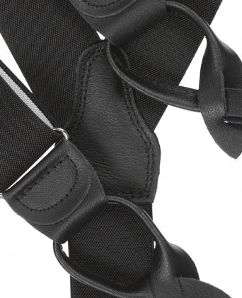 Braces with straps | Black