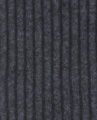 Rib scarf merino wool mix 165X16 | Blue