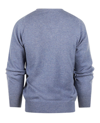 Pullover v-neck lambswool *Sale* | Blue Lovat