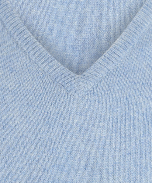 Pullover v-neck lambswool *Sale* | Glacier