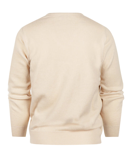 Pullover v-neck lambswool *Sale* | Beige