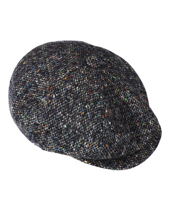 Tweed Balloon Cap | Blue
