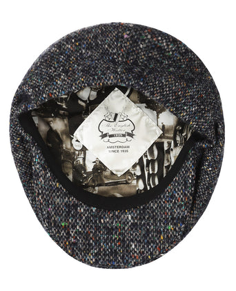 Tweed Balloon Cap | Blue