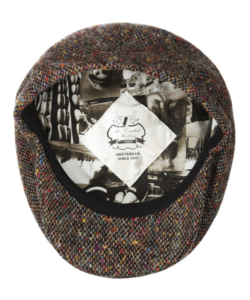 Tweed Balloon Cap | Brown