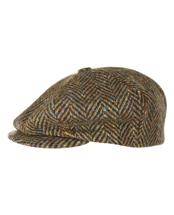 Tweed Balloon Cap | Green