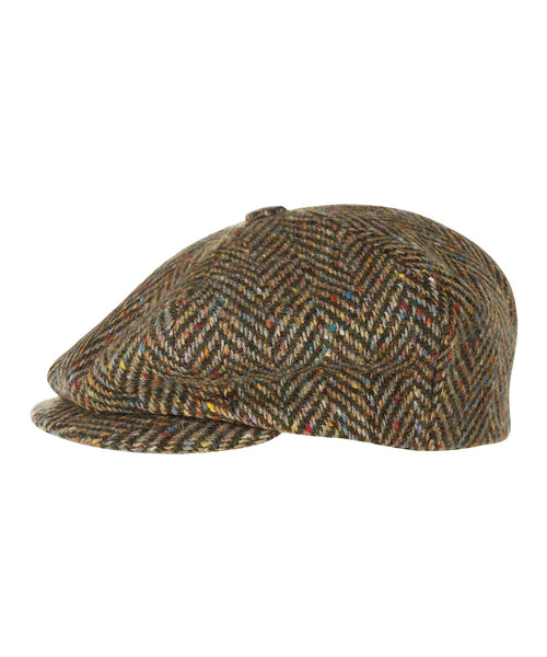 Tweed Balloon Cap | Green