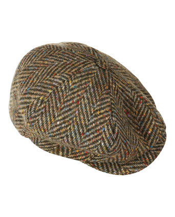 Tweed Balloon Cap | Green