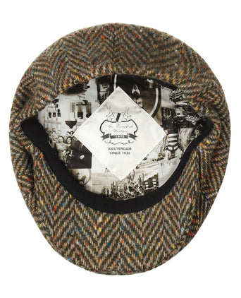 Tweed Balloon Cap | Green