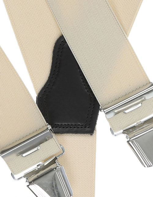 Elastic Braces with Clips | Beige