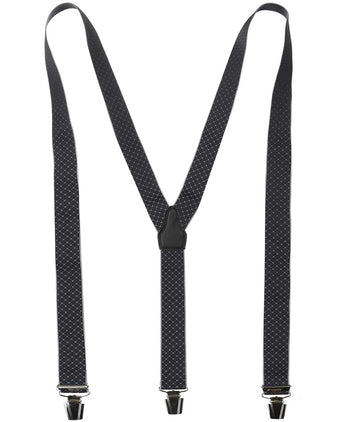 Design suspenders with clips | Black