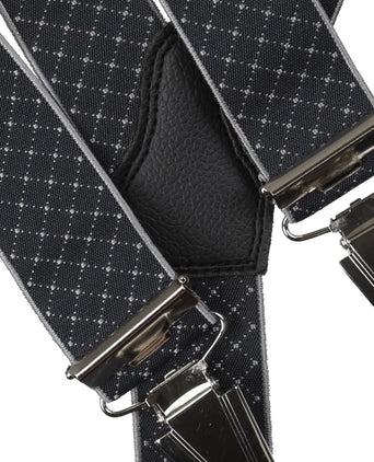 Design suspenders with clips | Black