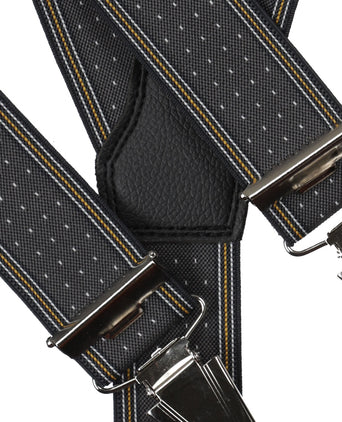Design suspenders with clips | Black