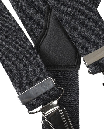 Design suspenders with clips | Anthracite Grey