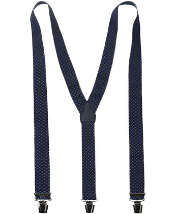 Design suspenders with clips | Blue