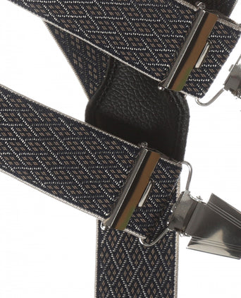 Design suspenders with clips | Blue