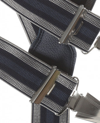 Design suspenders with clips | Blue