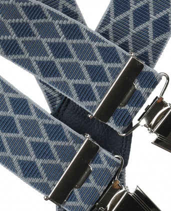 Design suspenders with clips | Blue