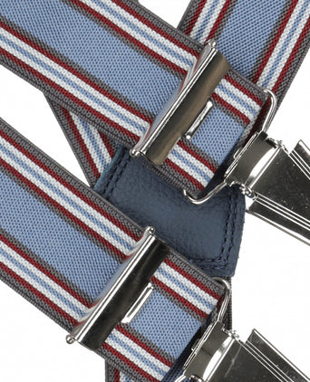 Design suspenders with clips | Blue