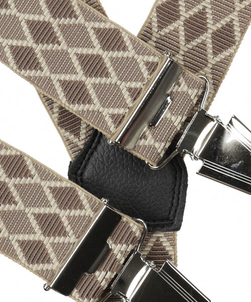 Design bretels met clips | Bruin