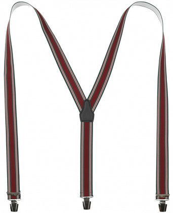 Design suspenders with clips | Red