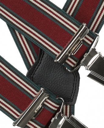Design suspenders with clips | Red