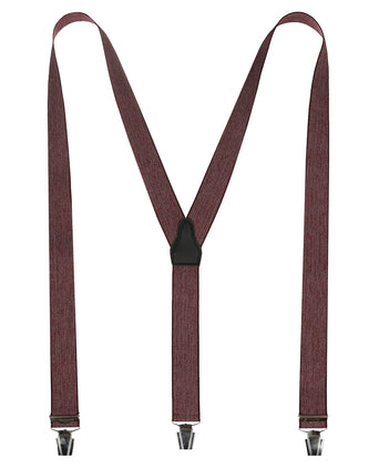 Design suspenders with clips | Red