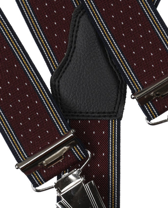 Design suspenders with clips | Red