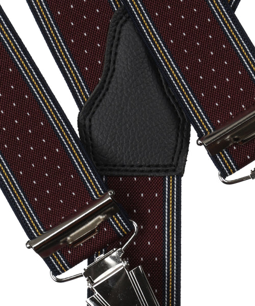 Design suspenders with clips | Red