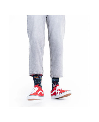 Print cotton mix men's socks | design