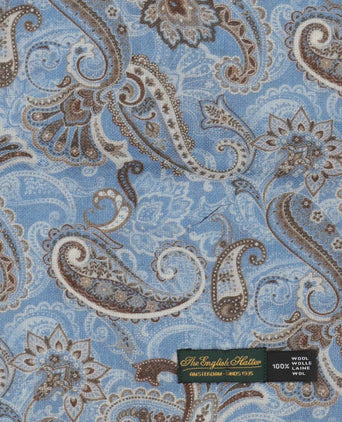 Thin wool scarf | Blue