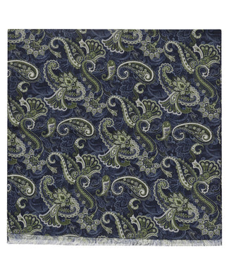 Thin wool scarf | Blue Thin wool scarf | Blue