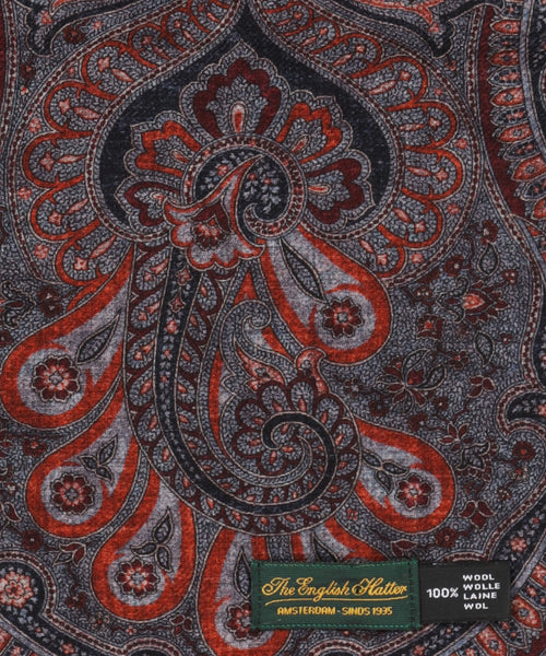 Dunne wollen sjaal | Rood