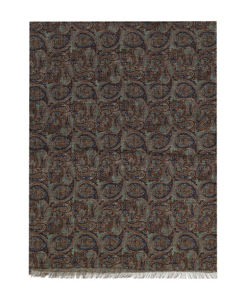 Thin wool scarf | Green