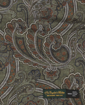 Thin wool scarf | Green