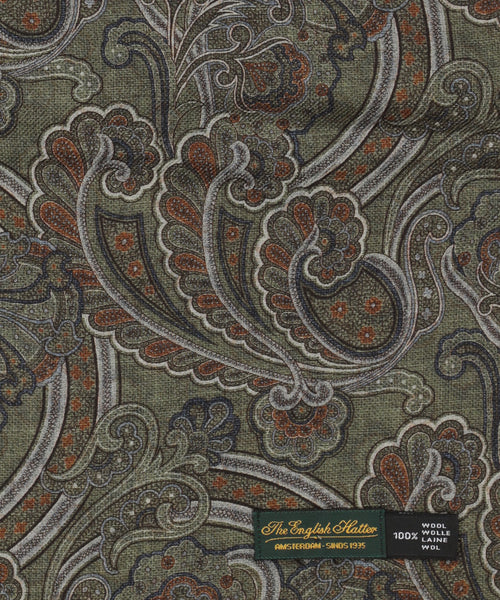 Thin wool scarf | Green