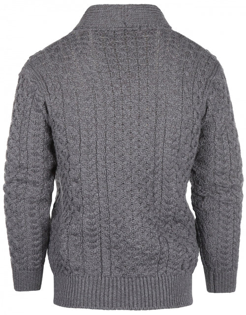 Knot Cable Cardigan from Ireland | Grey