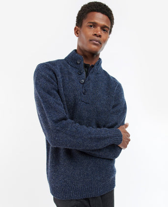 Calder Half Zip Pullover | Blue