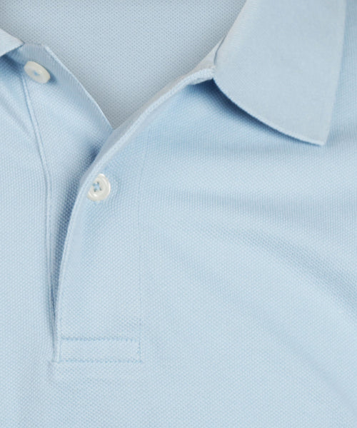 Polo pique short sleeve | Blue