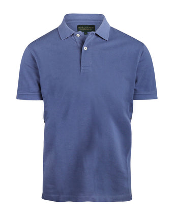 Polo piqué korte mouw | Blauw