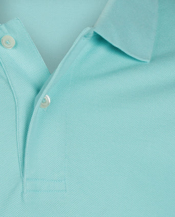 Polo piqué korte mouw | Blauw