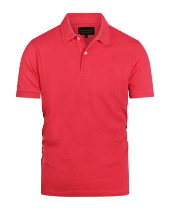 Polo piqué korte mouw | Rood