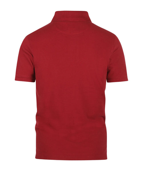 Polo pique short sleeve | Bordeaux Red