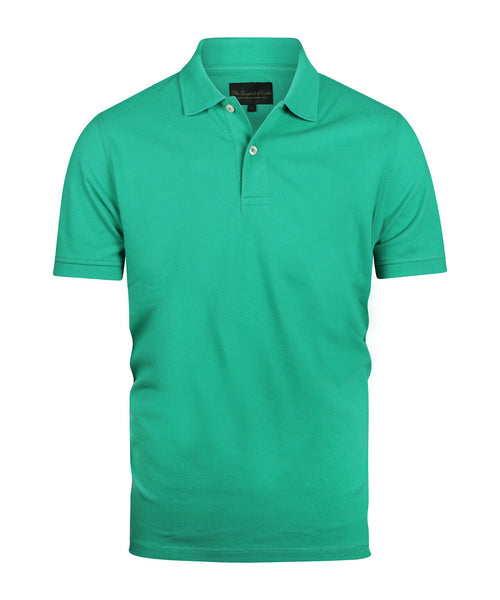 Polo pique short sleeve | Green