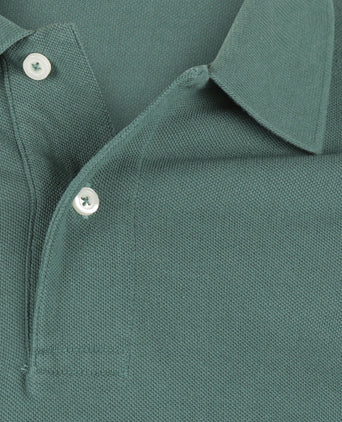 Polo piqué korte mouw | Groen