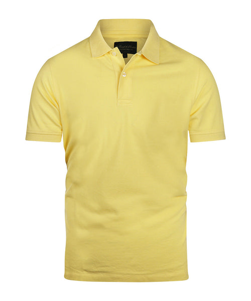 Polo pique short sleeve | Yellow