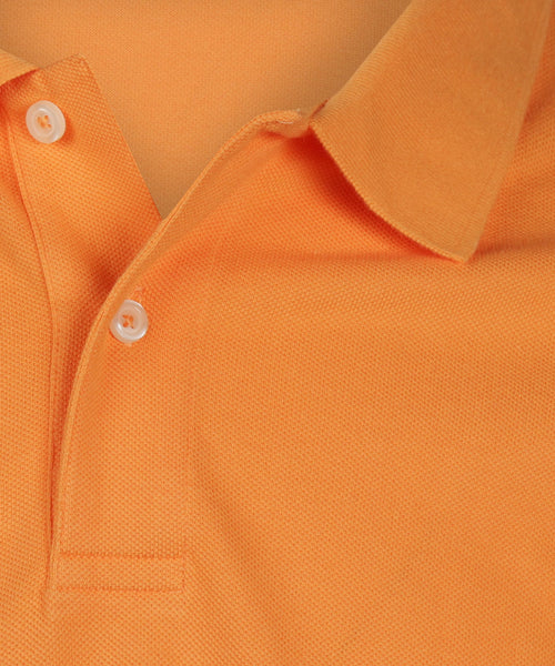 Polo pique short sleeve | Orange