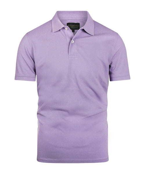 Polo pique short sleeve | Purple