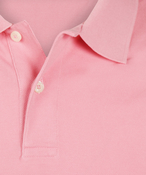 Polo pique short sleeve | Pink