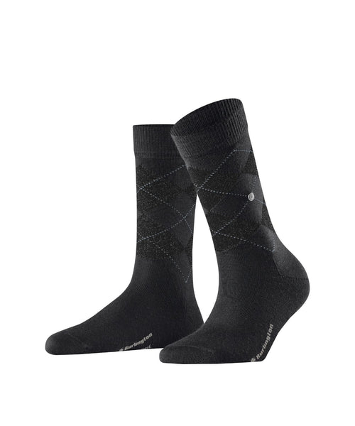 Marylebone Lurex socks | Black