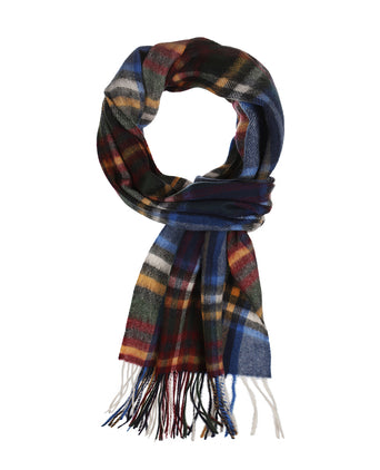 Scarf Wool and Cashmere 30X190 | Blue